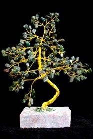 Moosachat Edelsteinbaum Mit 160 Steinen