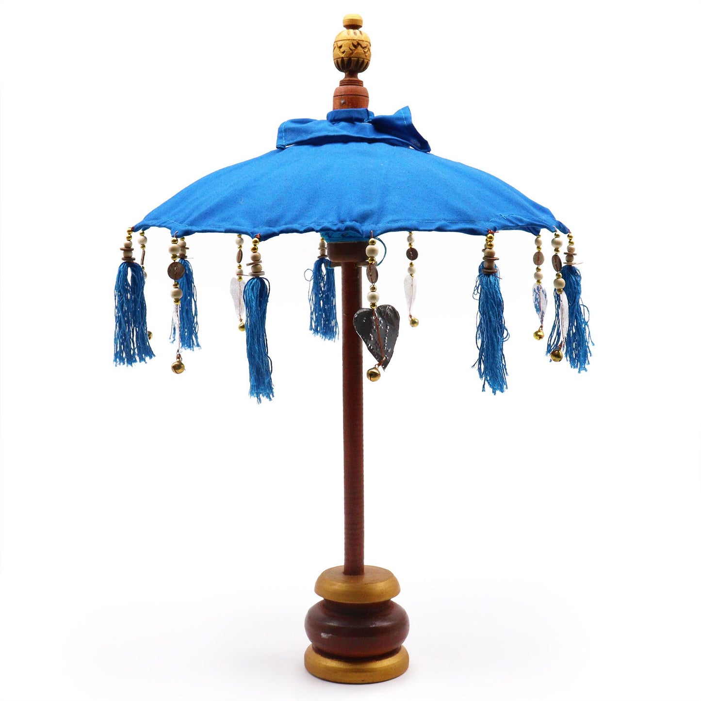 Bali Wohnaccessoires Parasol Baumwolle Türkis 40cm