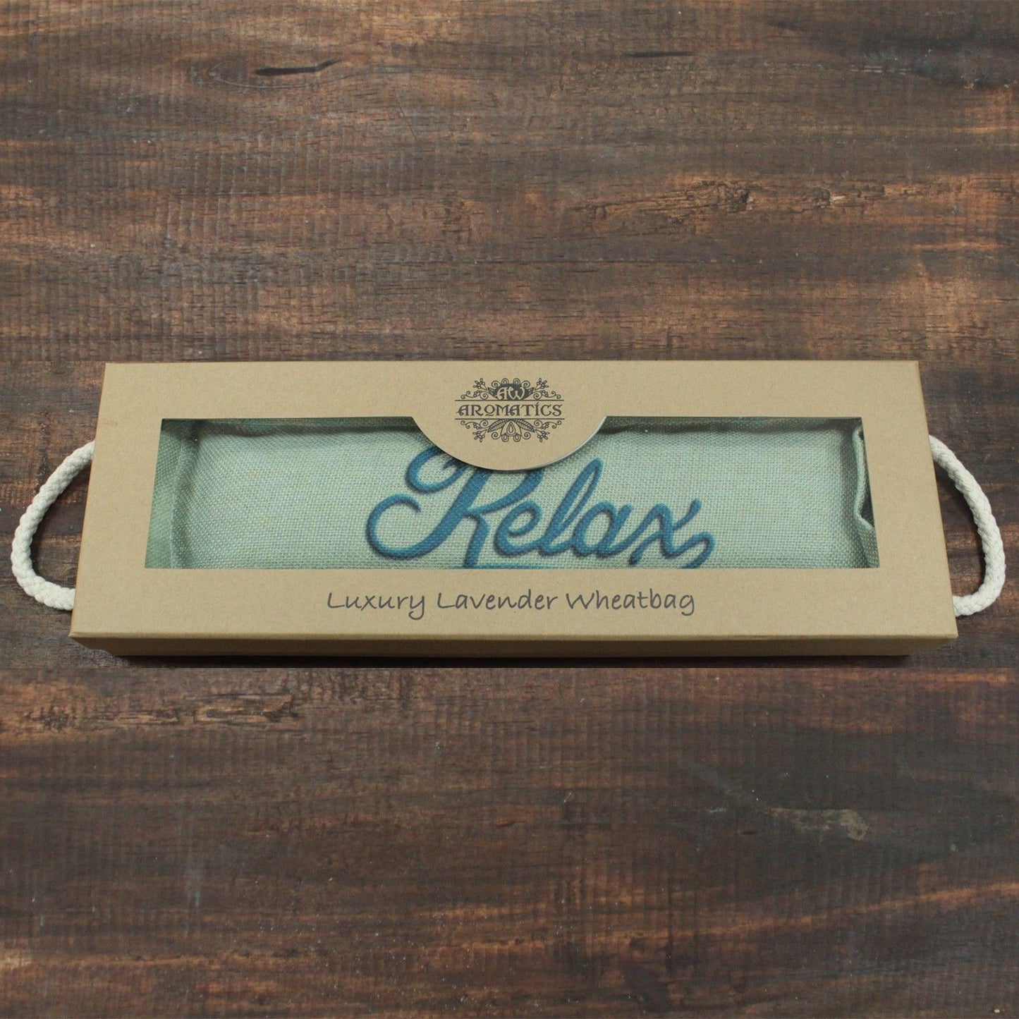 Luxuriöses Lavendel Weizen Kissen in Geschenkbox - Blauer Himmel Entspannung