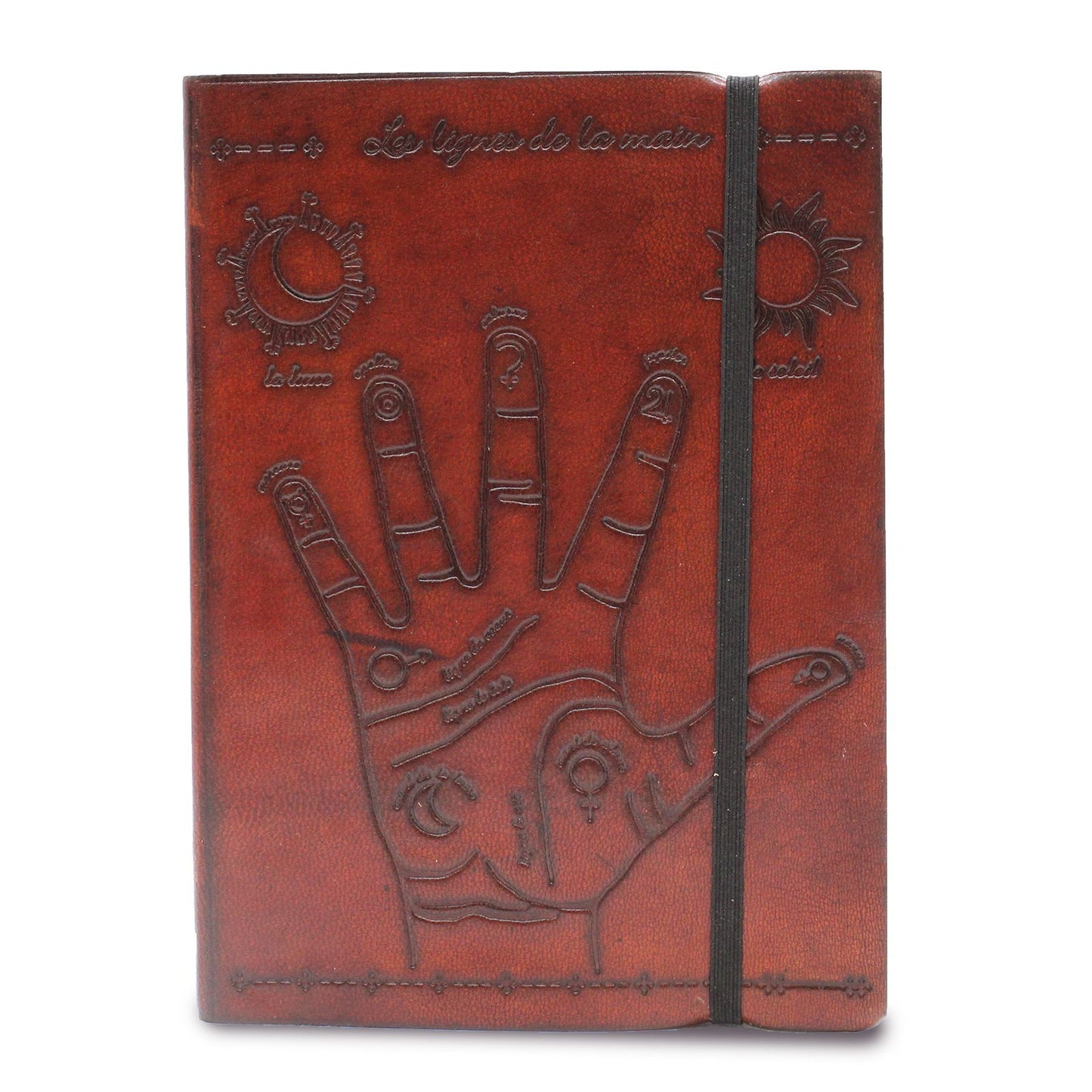Kleines Notizbuch Mit Riemen - Handlesekunst