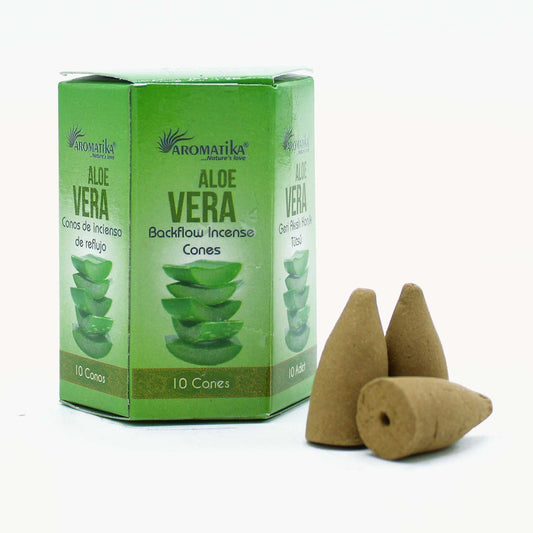 Masala Backflow Räucherstäbchen Set Mit 10 Stück Aloe Vera