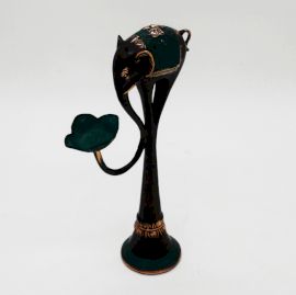 Großer Kunst Elefant Kerzenhalter und Räucherstäbchenhalter