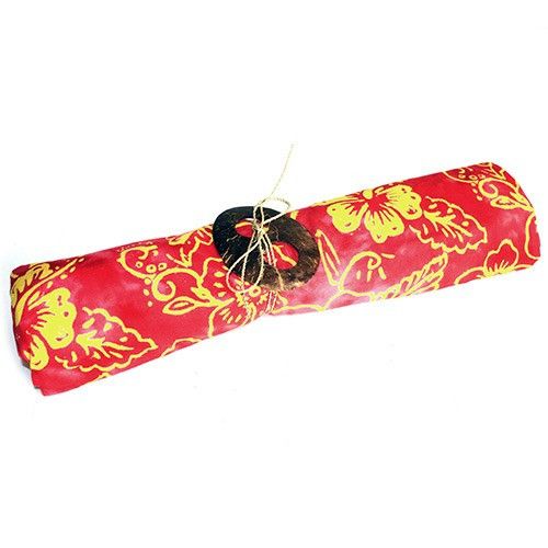 Bali Blockdruck Sarong Tropisch In Vier Assortierten Farben