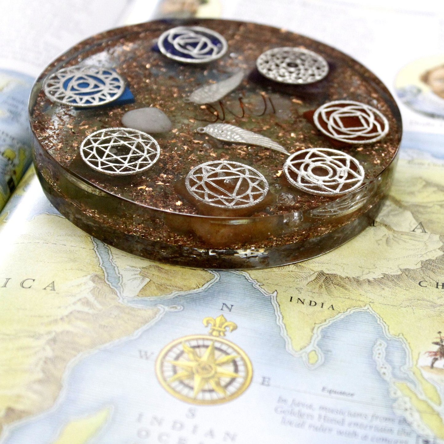 Orgonite Tischkraftpakete Engel Chakra Groß