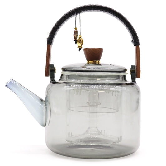 Glas Teekanne Mit Sieb System Aktivkohle 1000ml