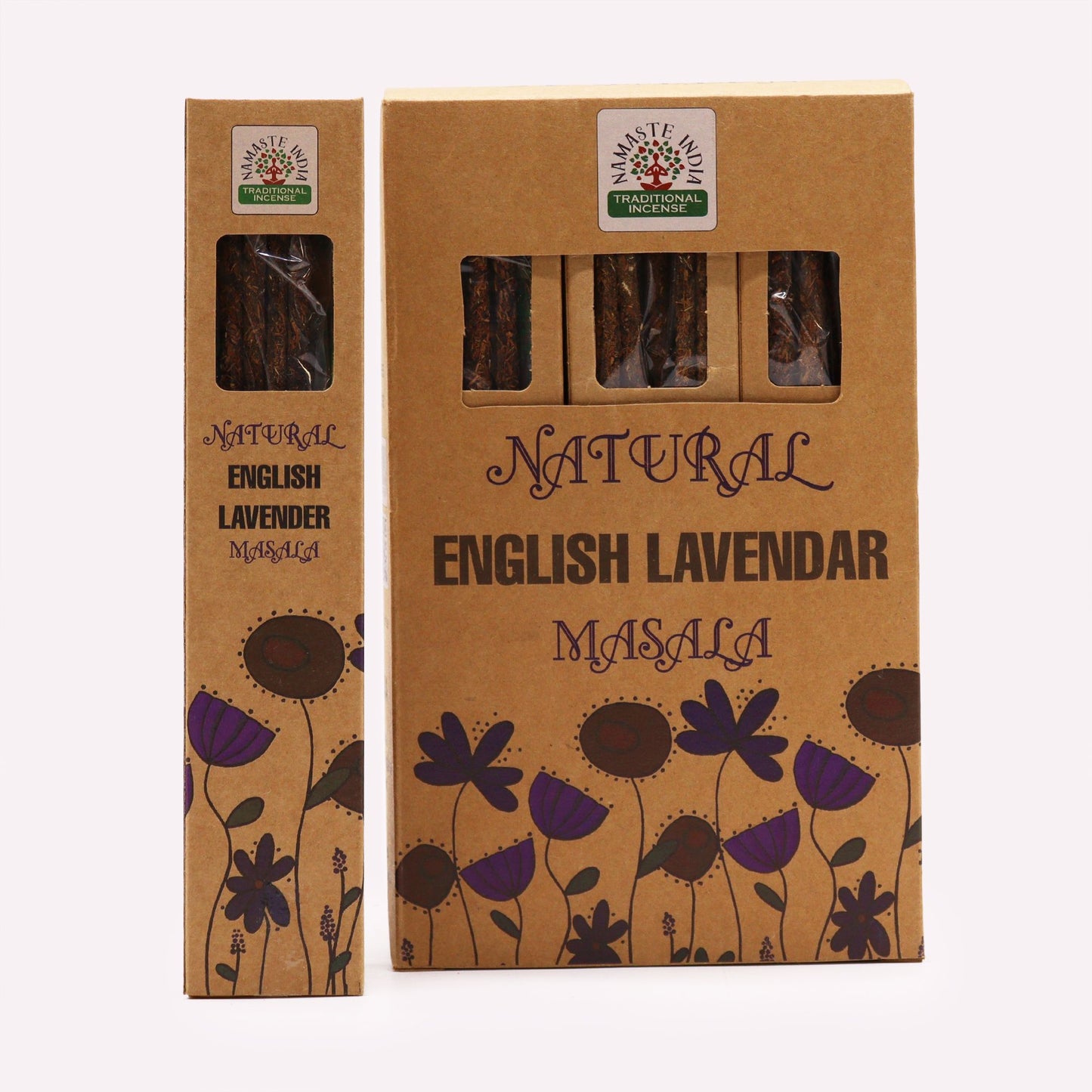 Natürlicher Botanischer Masala Räucherwerk - Englischer Lavendel