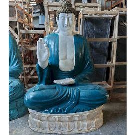 Große Türkis und Stein Thailändische Buddha Statue 0,96 m