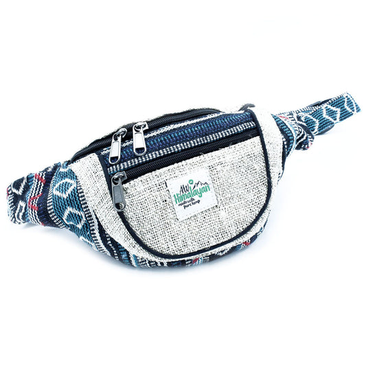 Hüfttasche Aus Hanf Und Baumwolle Mit Zufälligem Design