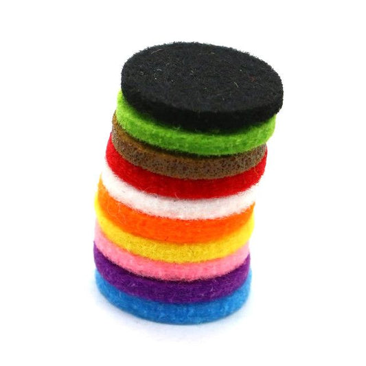 Aromatherapie Schmuck Halskette Nachfüllpads Wiederverwendbar 30mm