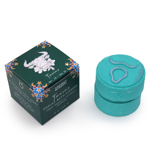 Set Von Tierkreis Badekugeln Mit Horoskop - Stier
