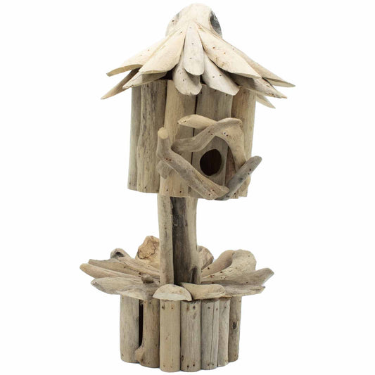 Driftwood Vogelhaus Auf Ständer