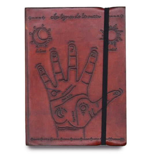 Kleines Notizbuch Mit Riemen - Handlesekunst