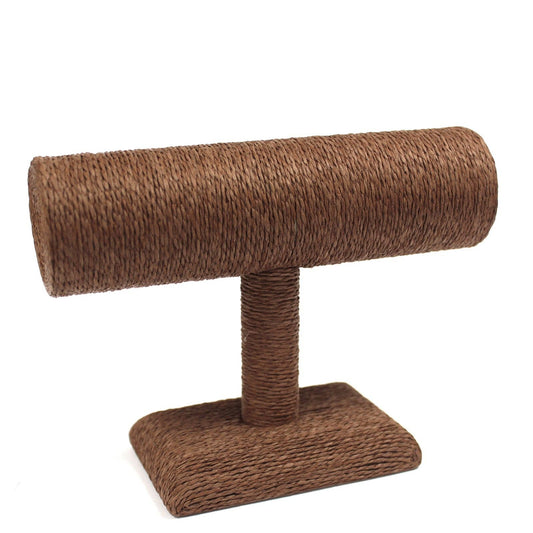 Kleine Armreif "T" Ständer - Schokolade