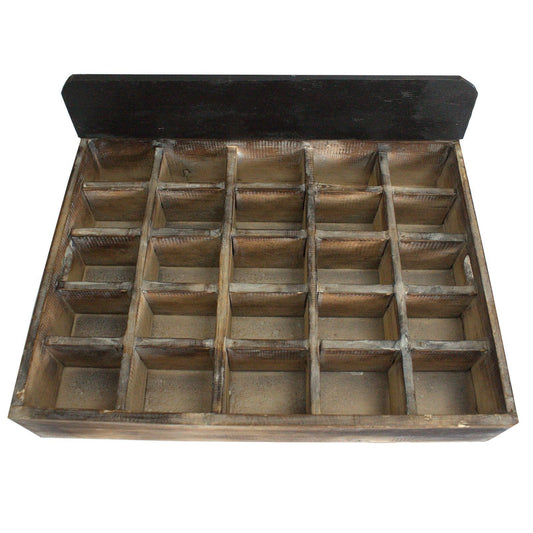 Fünfundzwanzig Box Tray Anzeige