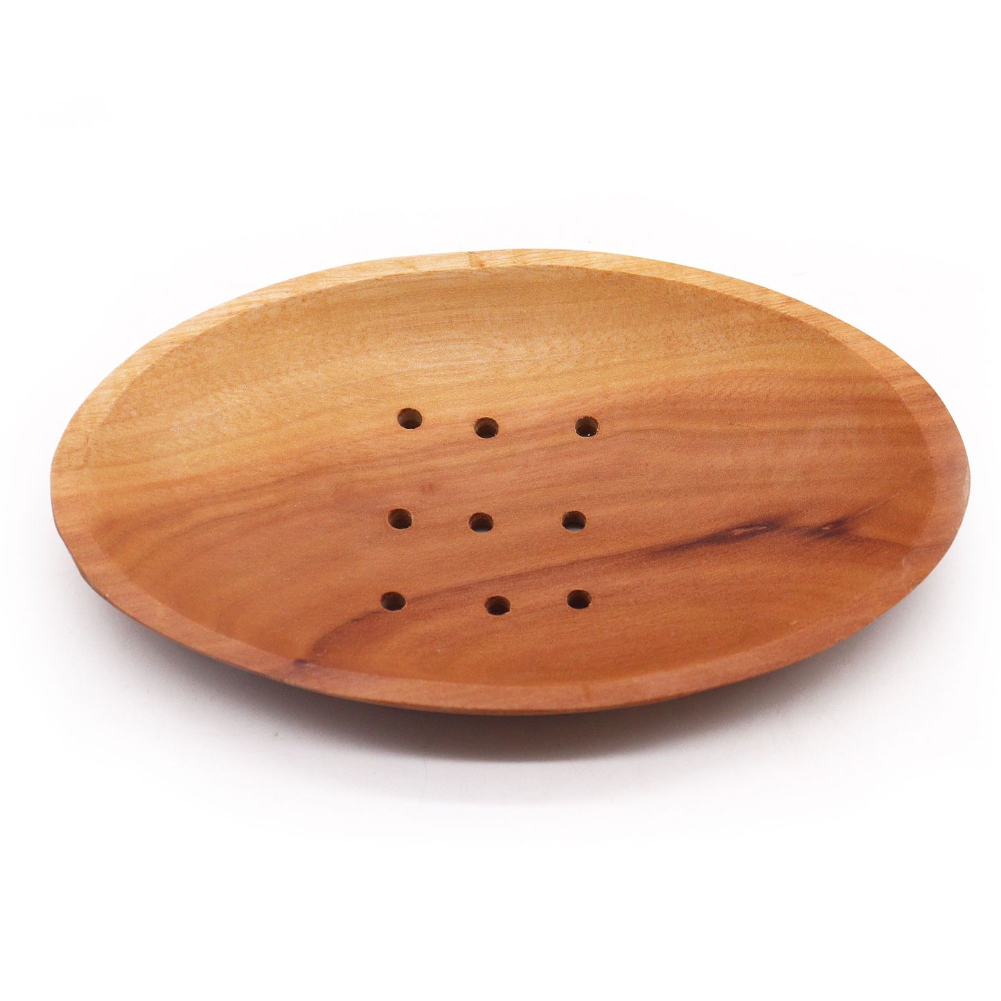 Klassische Mahagoni Seifenschale Oval