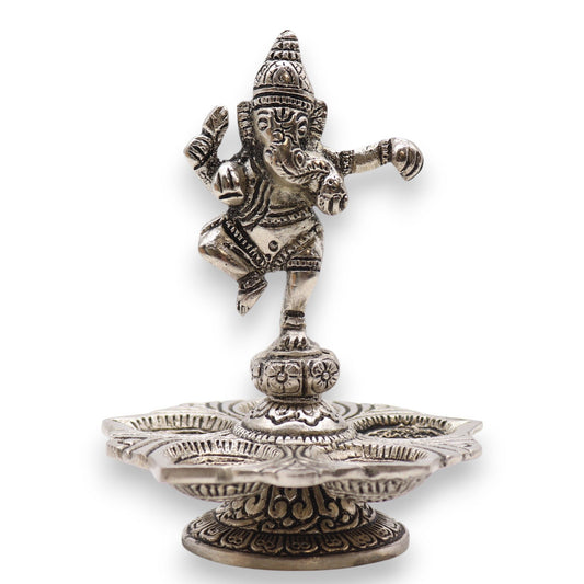Tanzender Ganesha Räucherstäbchenhalter 14x10cm