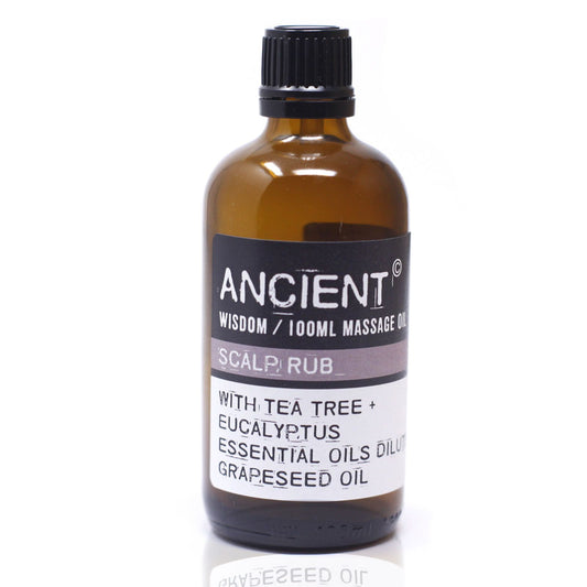 Kopfhaut Massageöl 100ml Mit Teebaum- und Eukalyptusölen