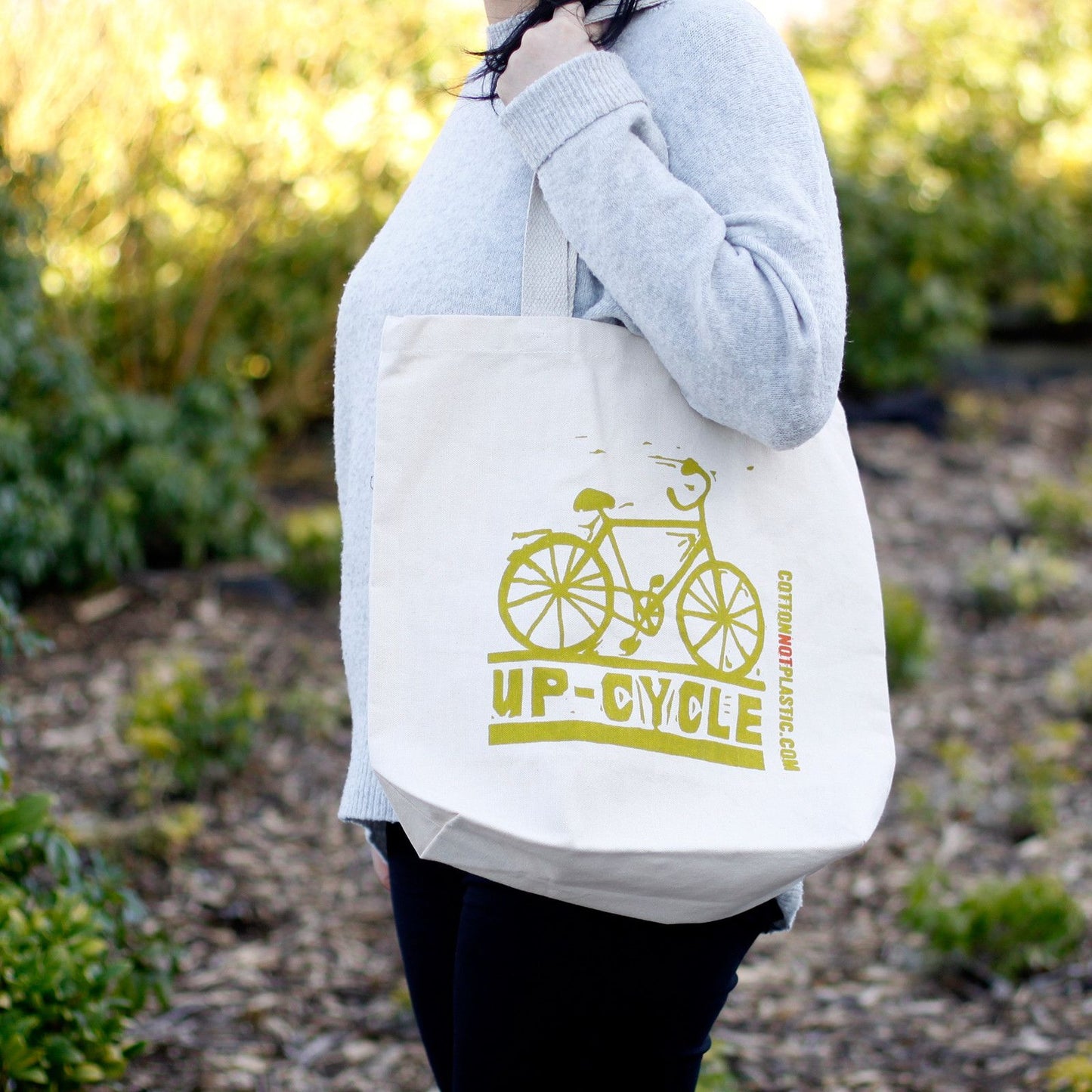 Up Cycle Baumwolltaschen Mit 4 Designs Starke Und Praktische Wiederverwendbare Taschen