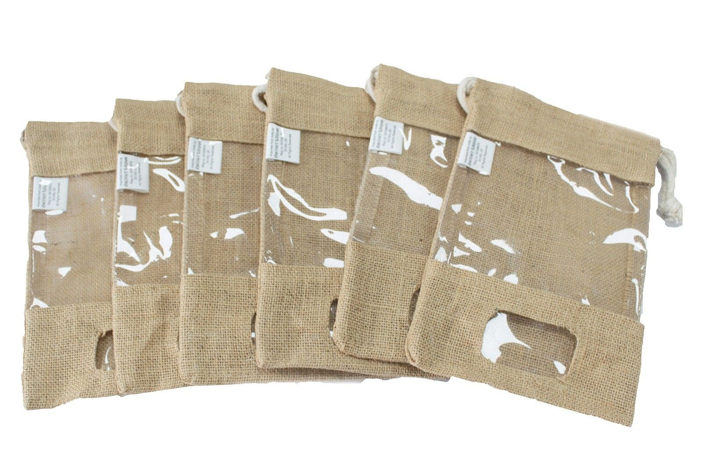 Jute Fensterbeutel 25x16cm Mit Tasche