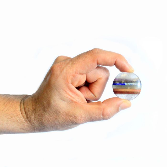 Chakra In Kristall Palmstein 45mm