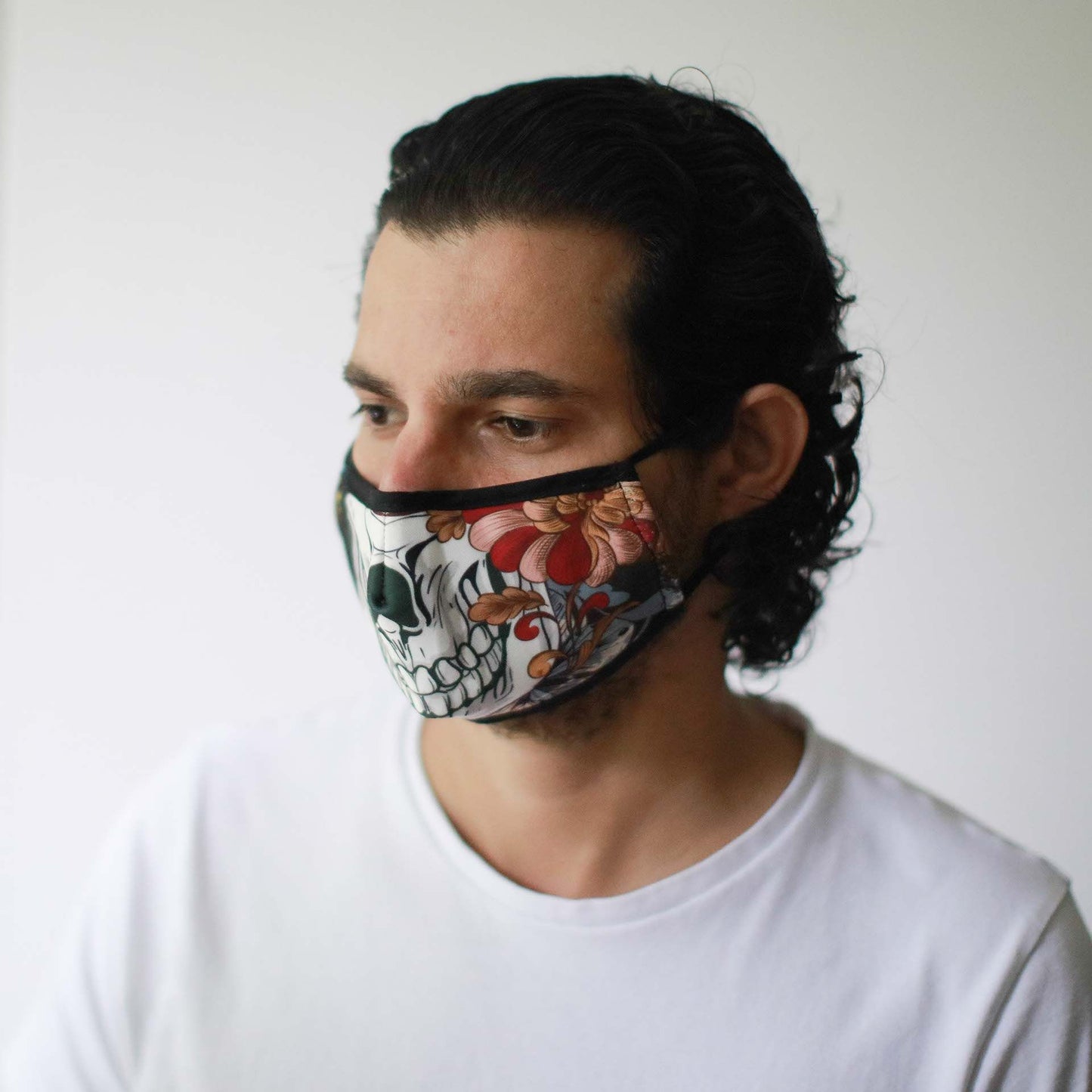 Wiederverwendbare Modische Gesichtsmaske - Bunte Calavera Für Kinder