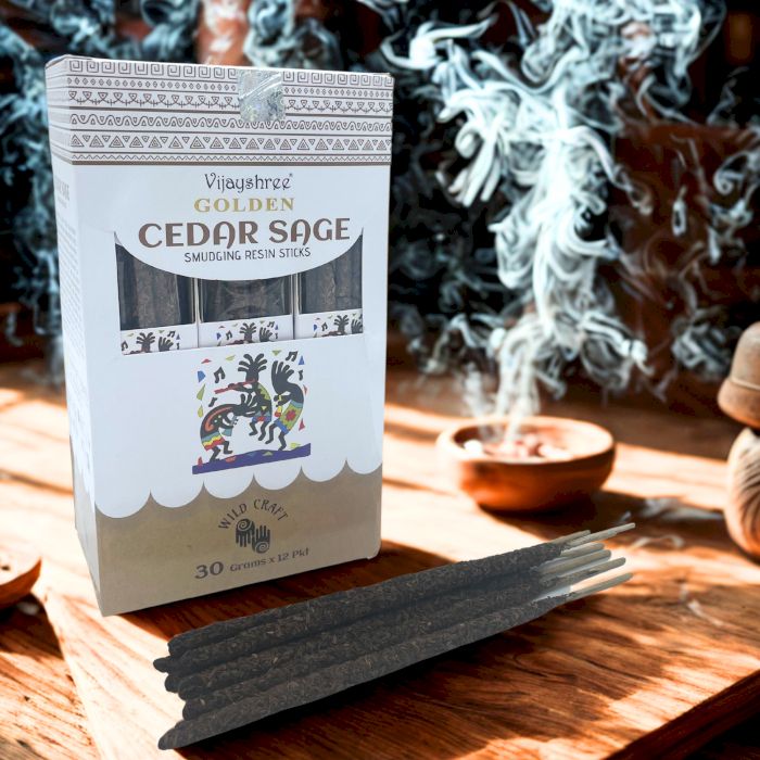 30g Goldene Zedernsalbei Räucherstäbchen 6 Stück