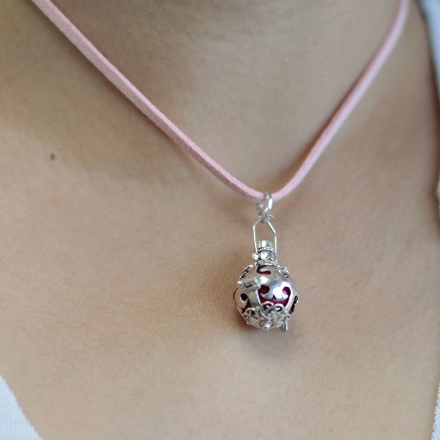 Silberner Engelglocke Verführung 16mm