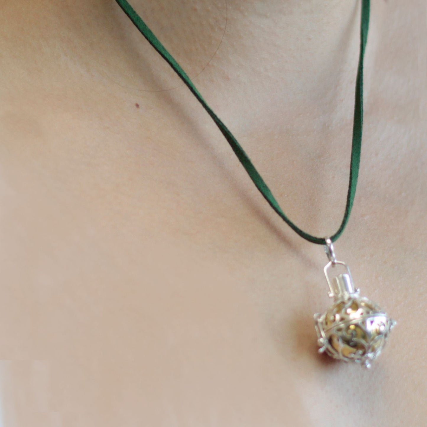 Silberne Engelglocke Heilung 23mm