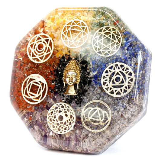 Orgonite Schreibtisch Power Packs Buddha Chakra Groß