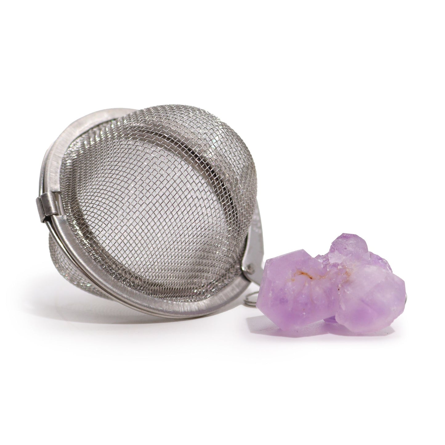 Rohstein Edelstein Teesieb - Amethyst Cluster