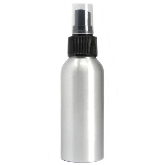 100ml Aluminiumflasche Mit Schwarzem Sprühkopf