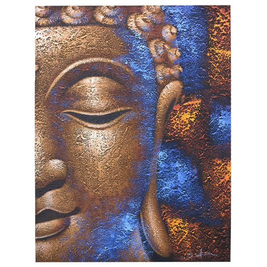 Buddha Gemälde - Kupfergesicht