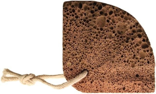 Vulkanischer Fußstein in Muschelform zur Hautpeeling und Hautpflege