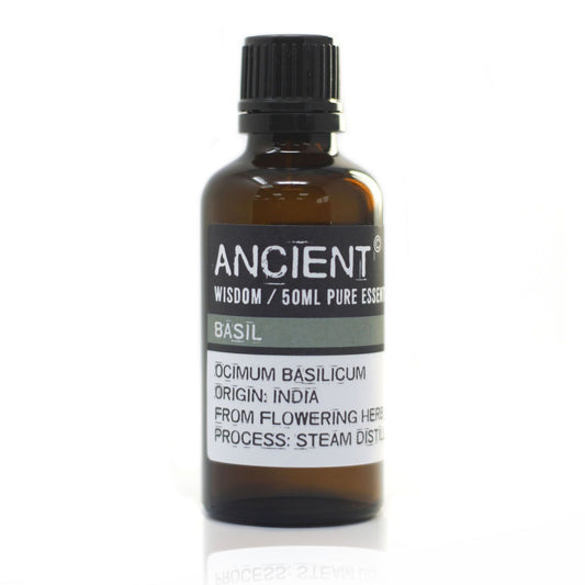 Basilikum 50ml Ätherisches Öl Bio Aroma Öl aus Indien