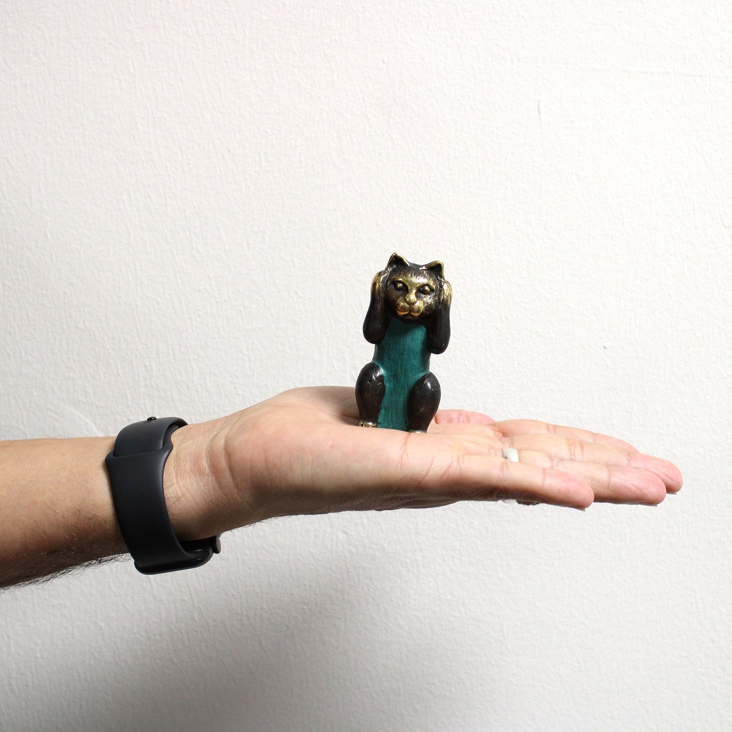 Set Von 3 - Siehe Kein Übel, Höre Kein Übel, Spreche Kein Übel - Messing Katzen