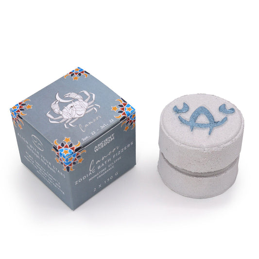 Set Von Tierkreis Badebomben Mit Horoskop - Krebs