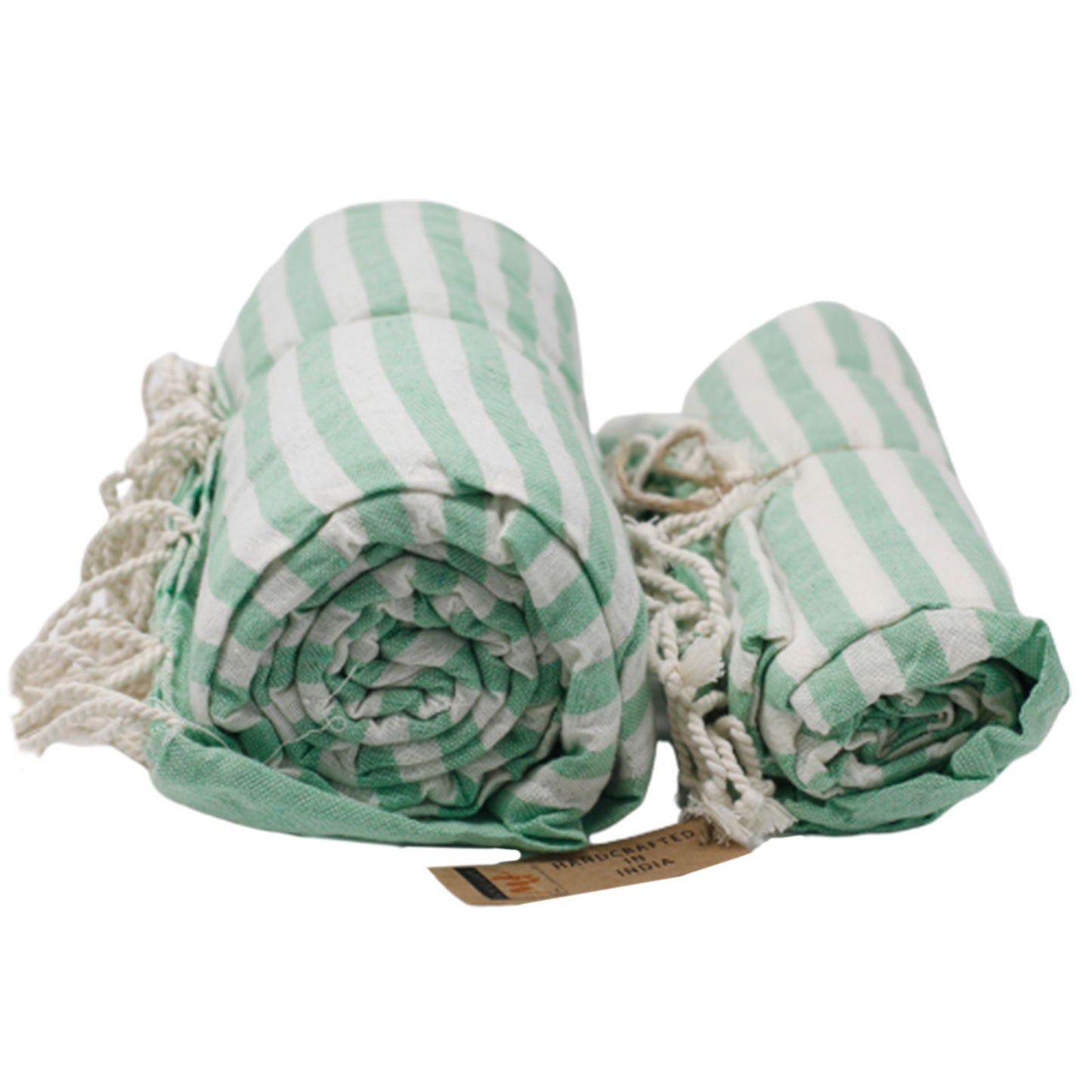 Baumwolle Pario Handtuch 100x180 cm Picknick Grün