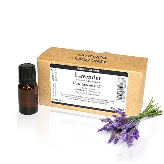 10 Stück 10ml Lavendel Ätherisches Öl Unbeschriftet
