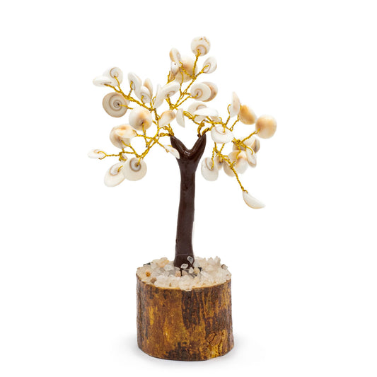 Med Gomati Chakra Kreis Stein Bäume mit 45 Steinen