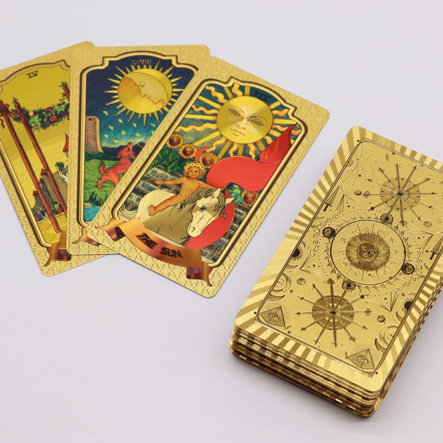 Goldenes Tarotkarten Set