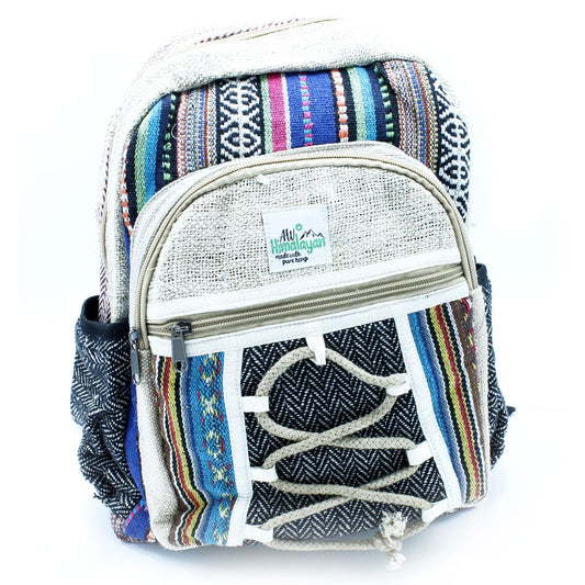 Kleiner Hanf Rucksack - Seil Und Taschen Stil