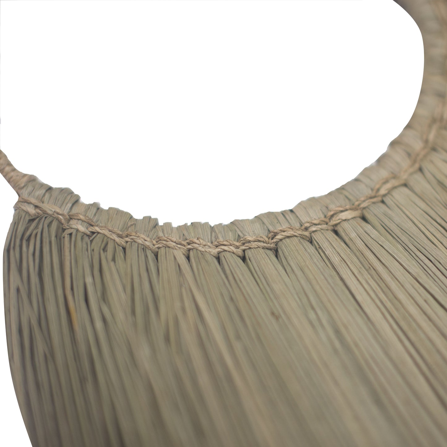 Große Seegras-Fan Wanddekoration - Natur