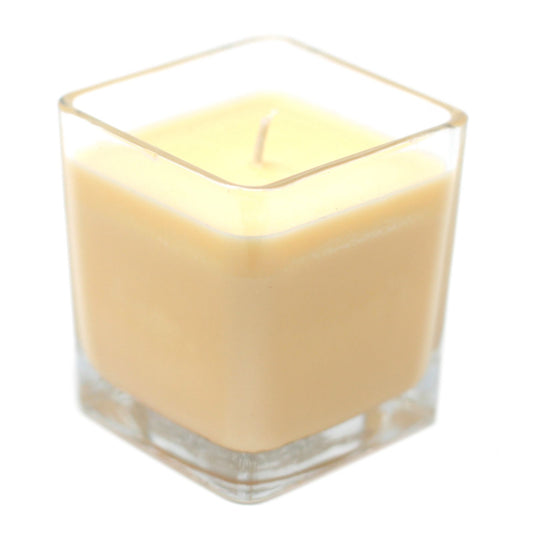 Weiße Etikett Sojawachs Glas Kerze - Grapefruit und Ingwer