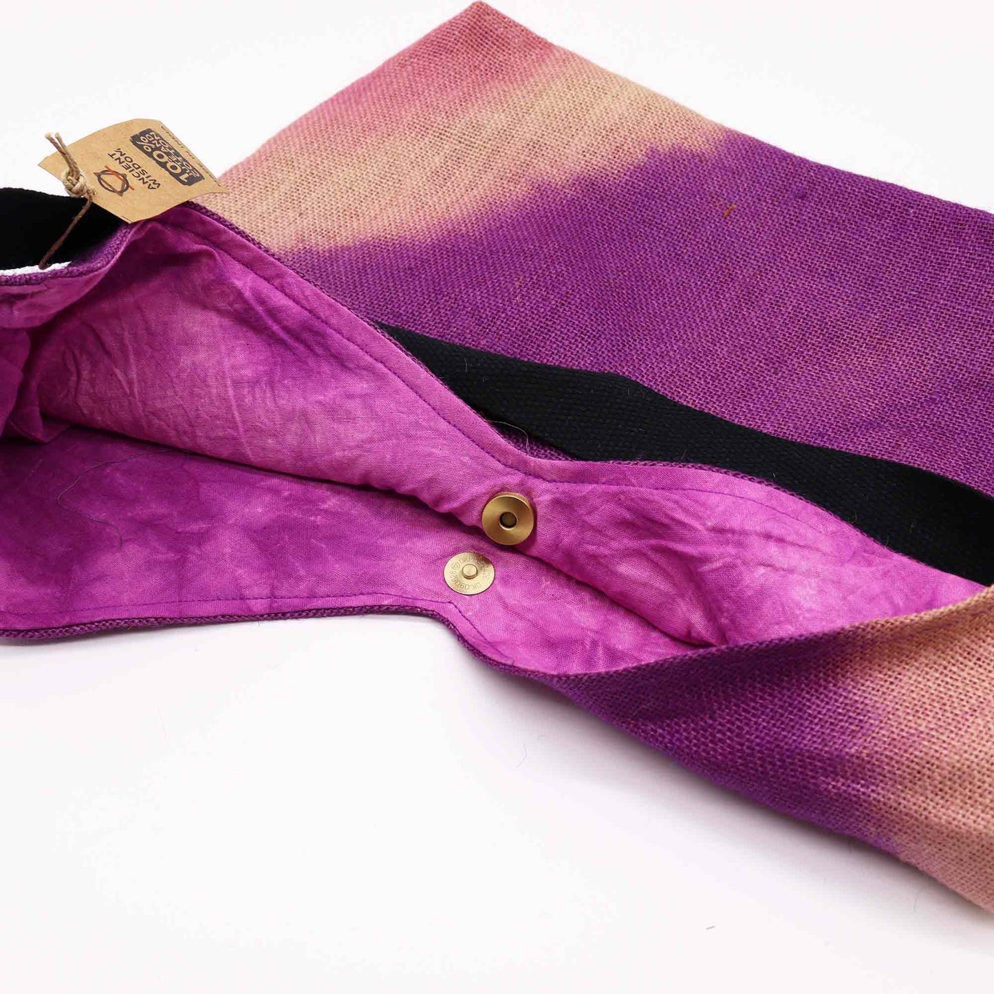 Weiche Misch Schultertasche Antikes Fuchsia