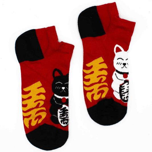 ML Hop Hare Bambus Socken Niedrig 41-46 Glückskatze