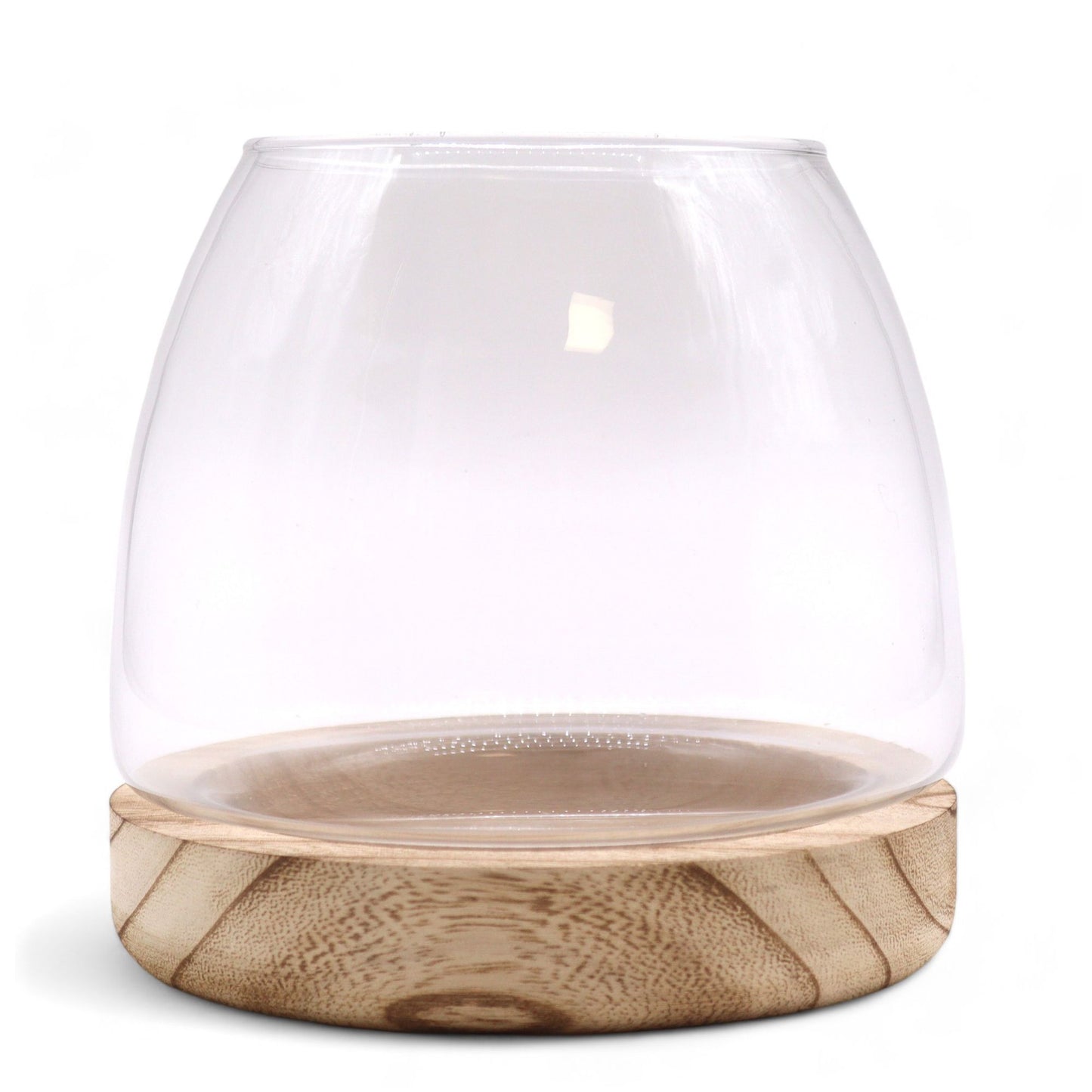 Mittleres Terrarium Auf Natur Tung Holz - 15x15cm