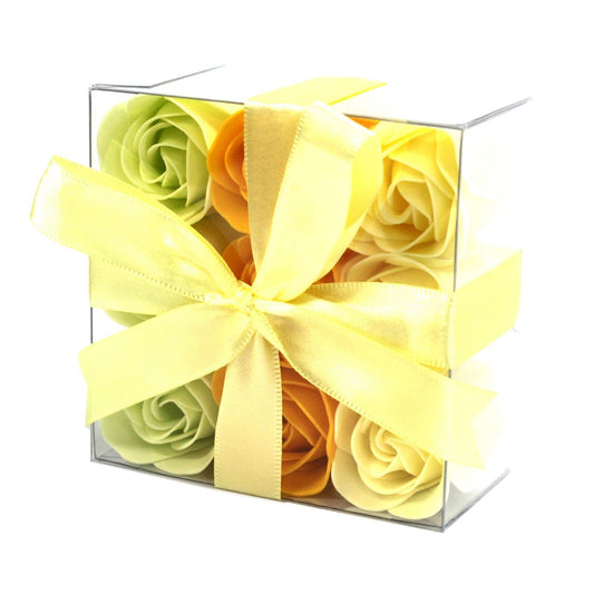Set Aus 9 Seifenblumen - Frühlingsrosen