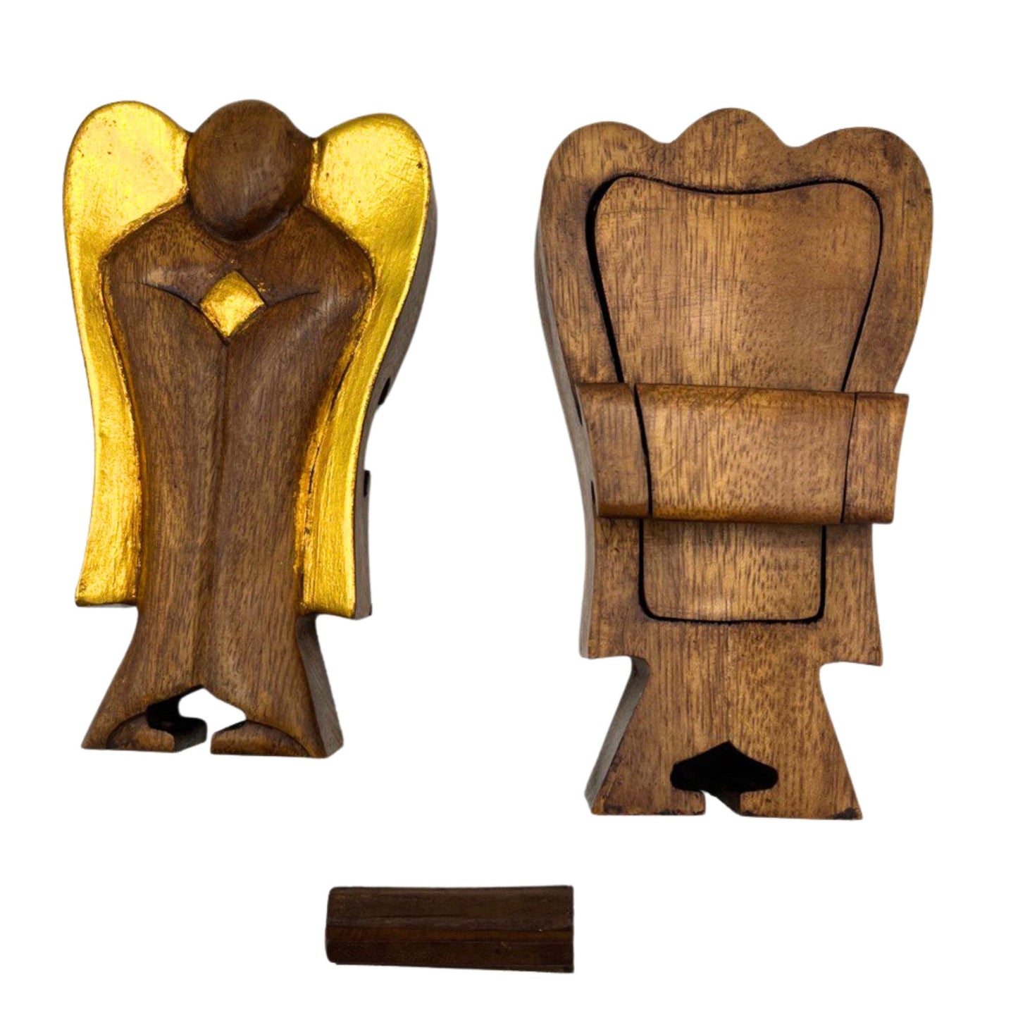 Hati-Hati Engel Magie Box Freude 14 cm Aus Nachhaltigem Suar Holz