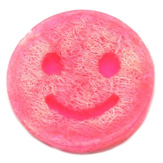 Glücklicher Scrub Seife - Kaugummi