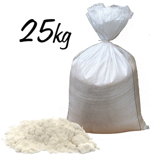 Weiße Himalaya Badesalze Feinkörnig 25kg Sack